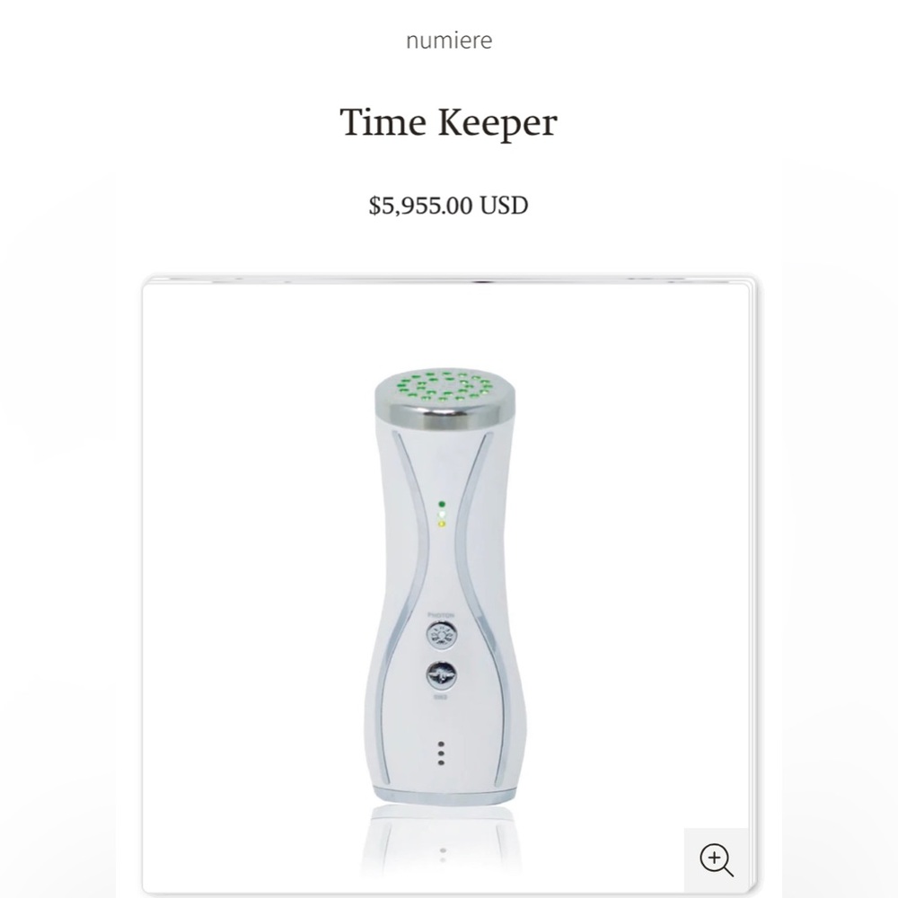 Numiere 2 face Micro-current therapy facial device